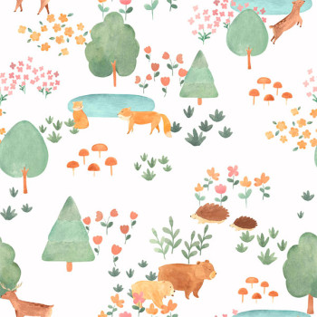 Papel de Parede Animal - Bosque da Imaginação - 80737 - Vinílico